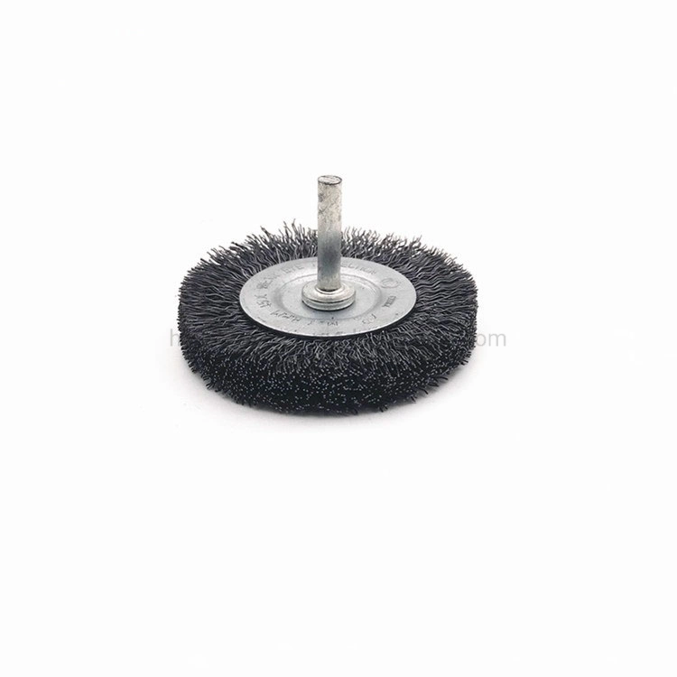 Black Steel Power Circular Steel Wire Wheel Brush