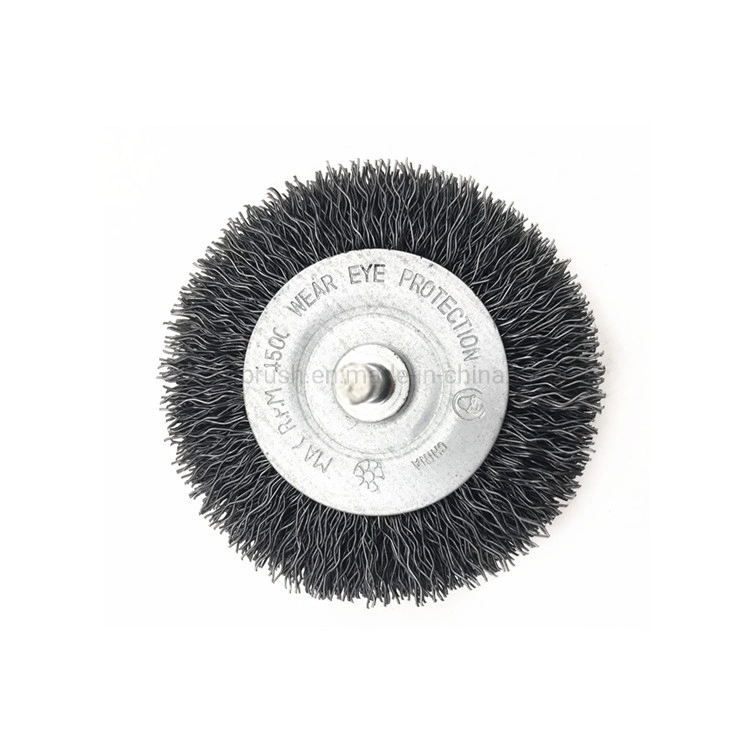 Black Steel Power Circular Steel Wire Wheel Brush