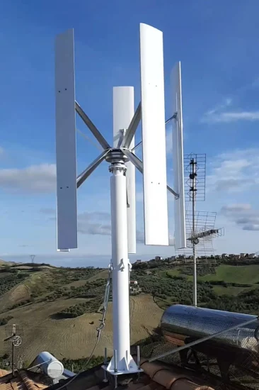 屋上のCE認定2kw 48V垂直風力発電機